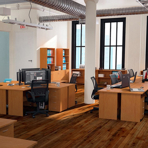 Офисная мебель Бюджет ольха