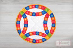 Шаблон для стежки "Свадебные кольца" (арт. T18)