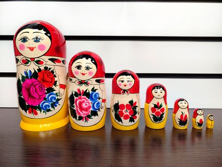 Матрешка семеновская 7 мест