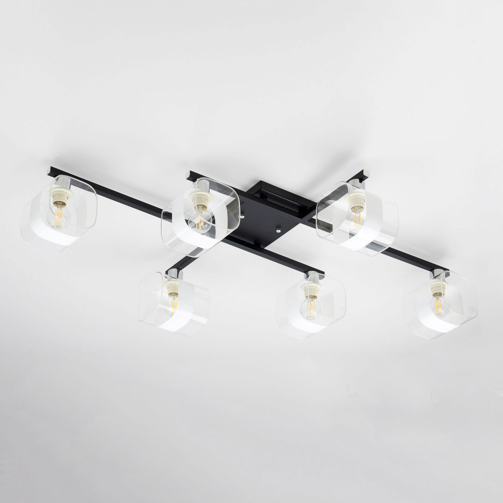 Citilux Вирта CL139165 Люстра потолочная Чёрная Матовая