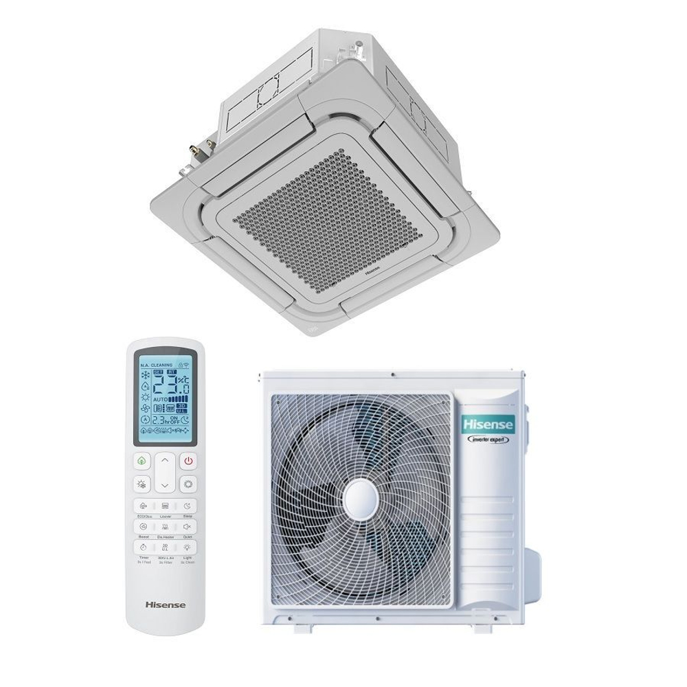 Кассетный кондиционер Hisense ACT-24UR4RJC8 / PE-QFA/CD / AUW-24U4RJ7