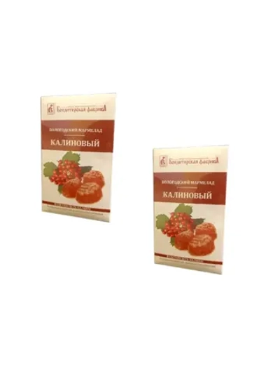 Мармелад Калиновый 280 гр - 2 шт