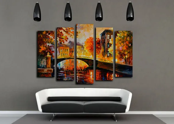 Модульная картина "Река воспоминаний"