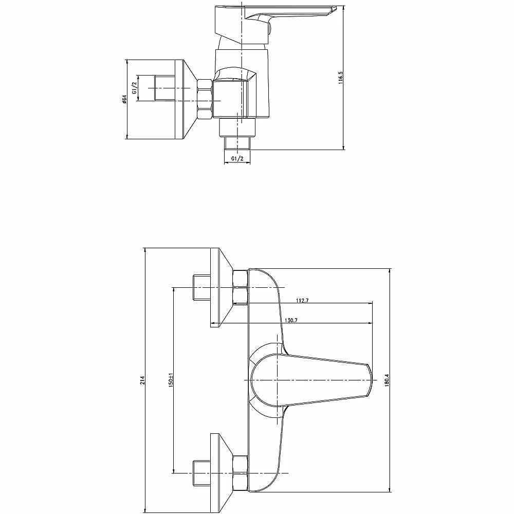 Душевая система RGW Shower Panels SP-6143-01 50140801-01 хром
