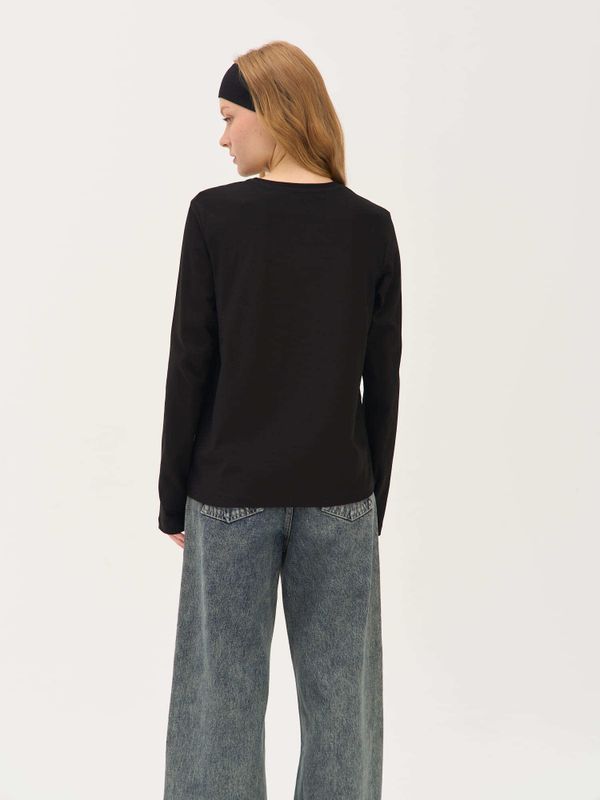 Лонгслив из 100% хлопка 