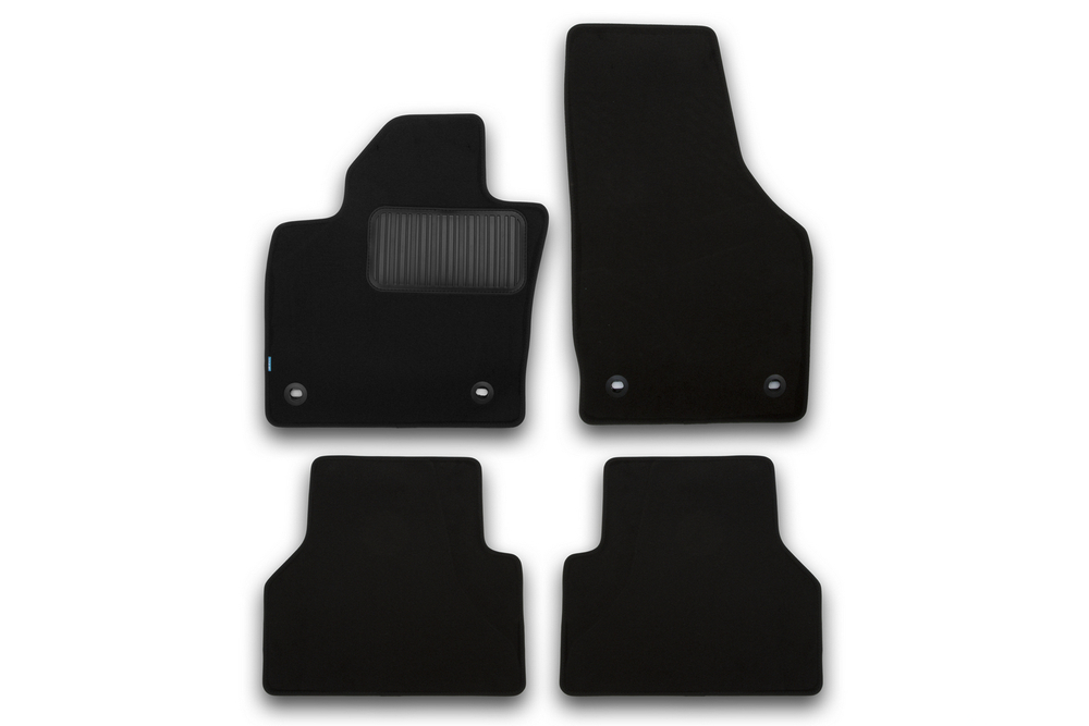 Коврики в салон для AUDI Q3 2014-2018, 2018-, кроссовер, 4 шт. (текстиль) KVR03041922110KH