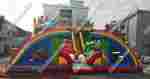 Коммерческий надувной батут "Дракончики"14*10*7,5 м