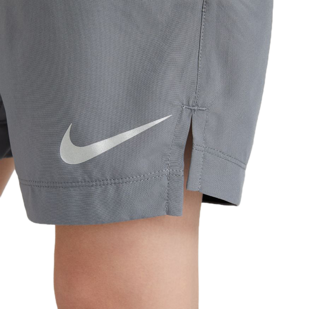 Шорты для мальчика теннисные Nike 6inch Woven Short B - smoke grey/black
