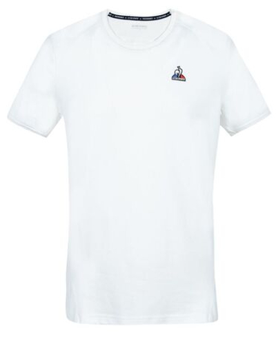 Мужская теннисная футболка Le Coq Sportif Training Perf Tee SS No.1 M - new optical white