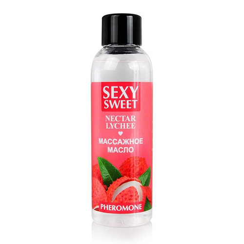 Массажное масло с ароматом личи и феромонами Биоритм Sexy Sweet Nectar Lychee 75мл