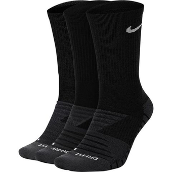 Теннисные носки Nike Dry Cushioned Quarter 3P - черный