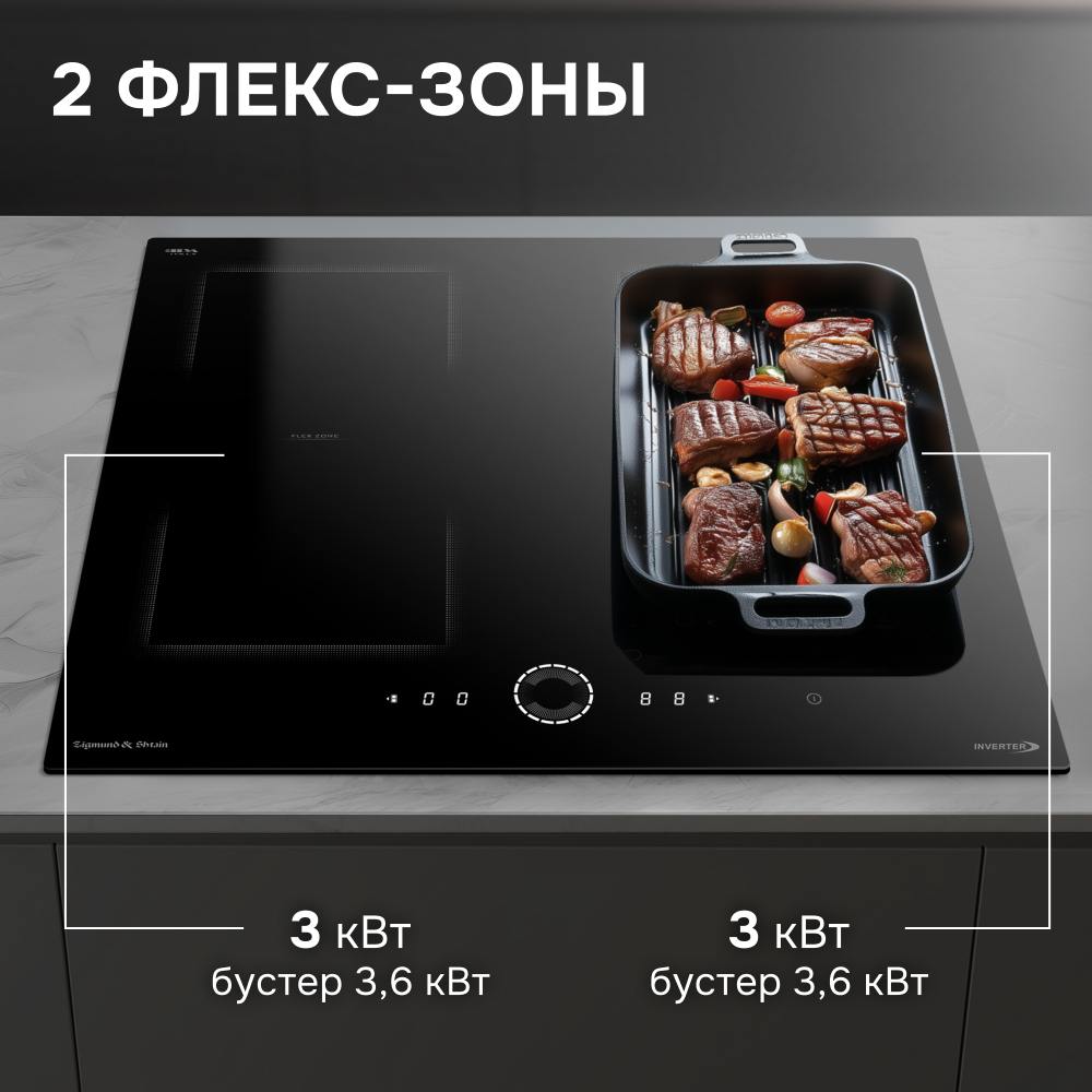 Индукционная варочная панель Zigmund & Shtain CI 79.6 B