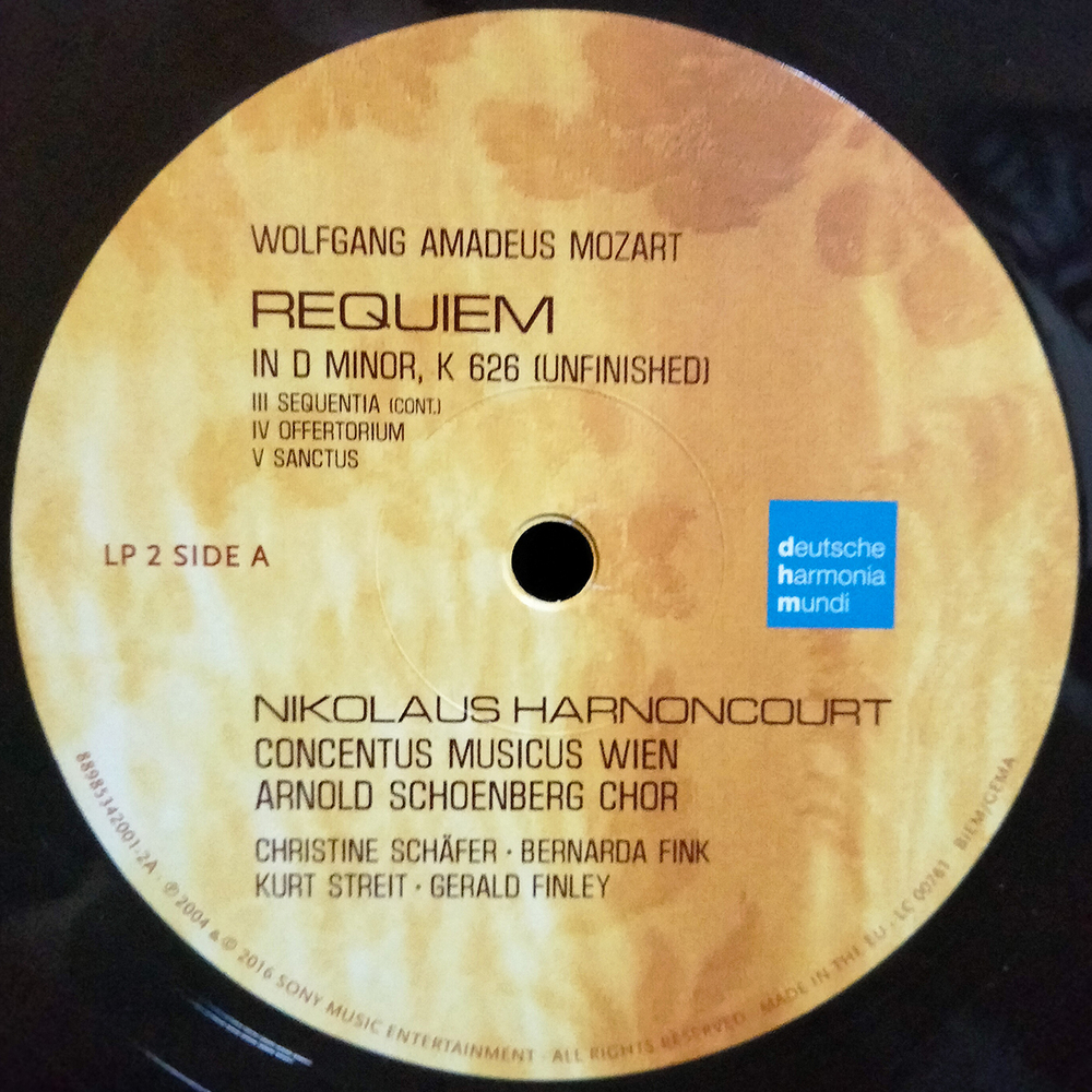 Nikolaus Harnoncourt / Mozart: Requiem (2LP)
