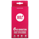 Here We Flo, XO! Rightous, резиновые презервативы в горошек, без запаха, 6 шт.