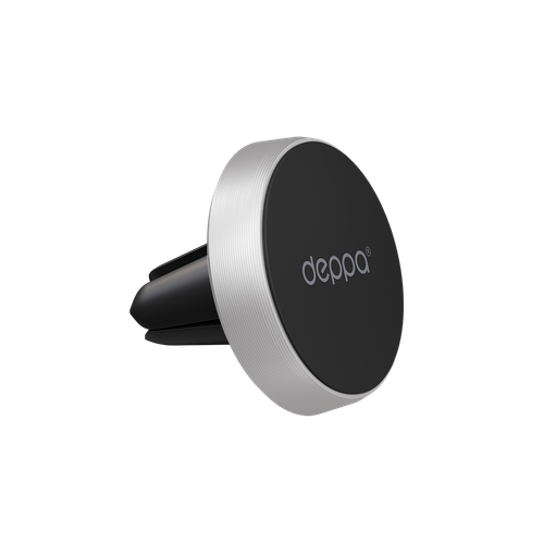 Автомобильный держатель Deppa Crab Mage mini, на вентиляционную решетку, Silver (Серебристый)