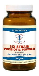Custom Probiotics - D-Lactate Free Probiotic Powder 100 gram
