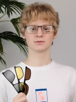 Оправа для очков с магнитными накладками 4в1