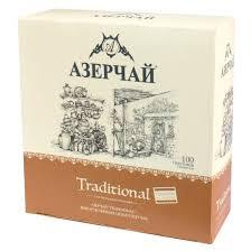 Чай  Азерчай 1,8г 100п черный традиционный