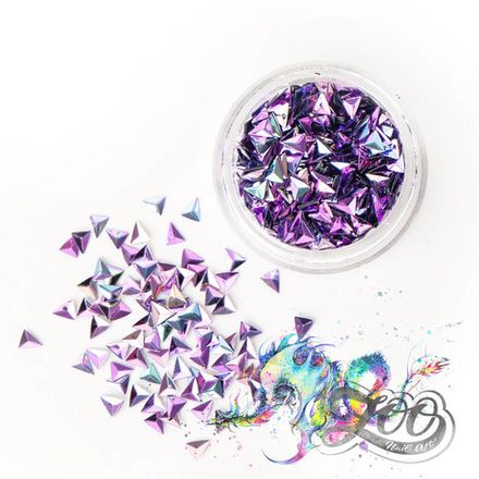 Чешуя дракона 3D треугольники 3 мм, 1266