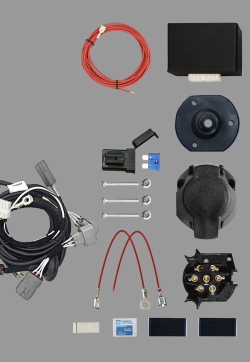 Комплект штатной электрики для фаркопа 7-pin Kia Sportage IV 2016-2021 с блоком - КонцептАвто KA SC 71 110 018