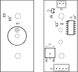 Плата оповещателя