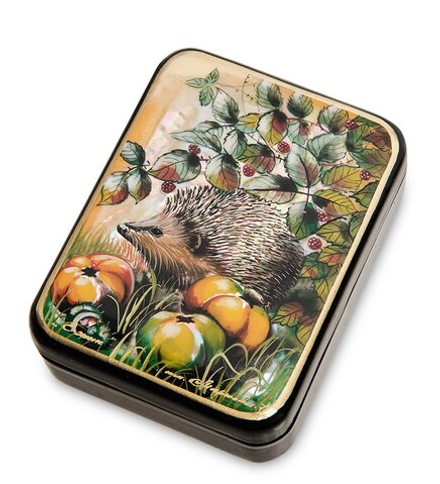 Народные промыслы ШК-55/156-A Шкатулка «Ежик» исп. Маркова