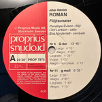 Сонаты для флейты Nris 4, 11, 3, 8 (Швеция 1983г.)