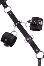 Сбруя для фиксации шеи и рук Pecado черная