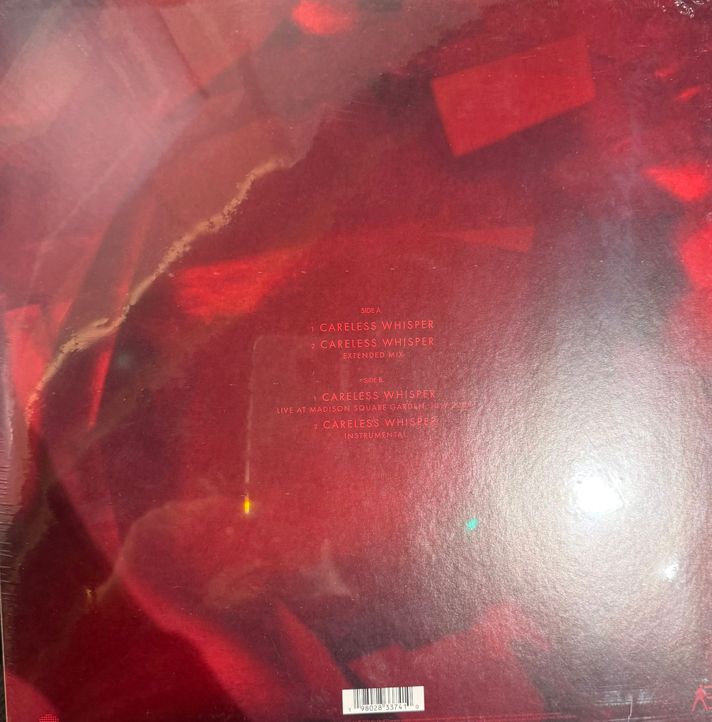 Виниловая пластинка George Michael ‎– Careless Whisper 12", 45 RPM Red