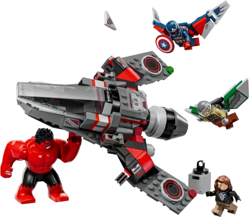 Конструктор LEGO Marvel 76292 Капитан Америка против: Битва Красного Халка
