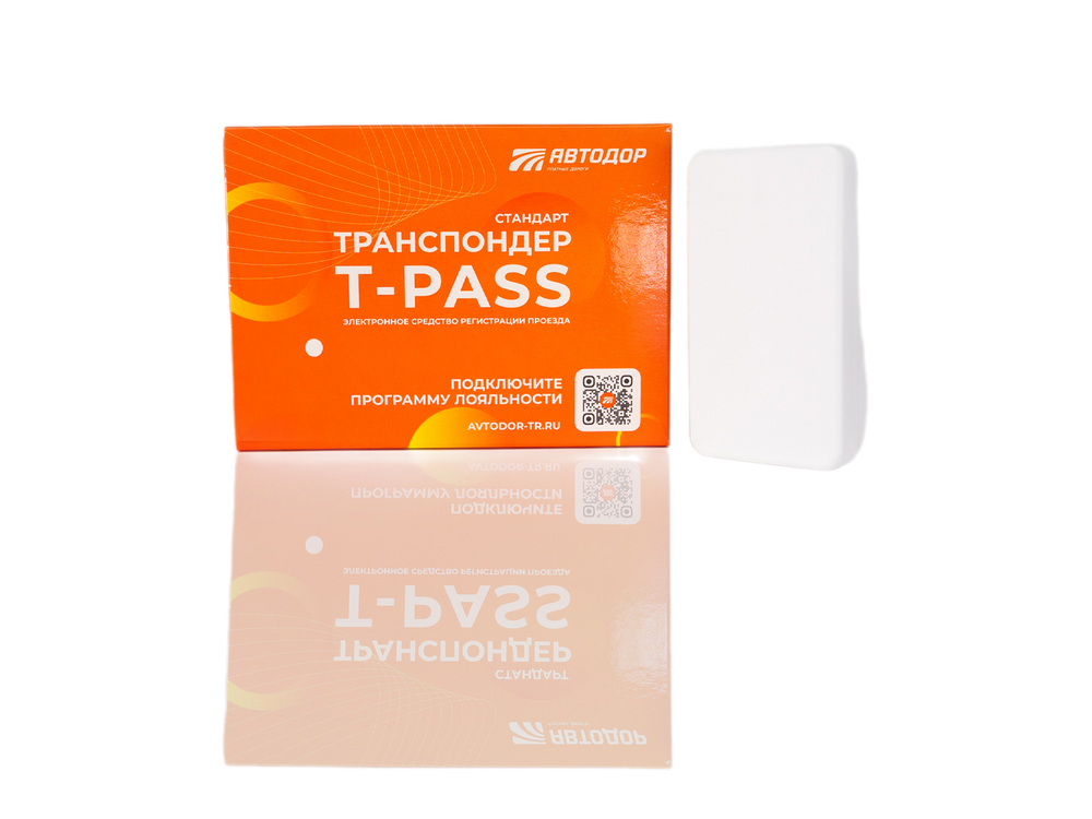 Транспондер Автодор T-pass «Standard» RUS с держателем в комплекте ( Россия )