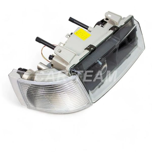 Фары ВАЗ 2110, 2111, 2112 передние с Bi LED модулями, белые поворотники