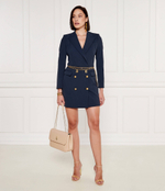 Платье с ремешком Elisabetta Franchi - темно-синий(AB65746E2)