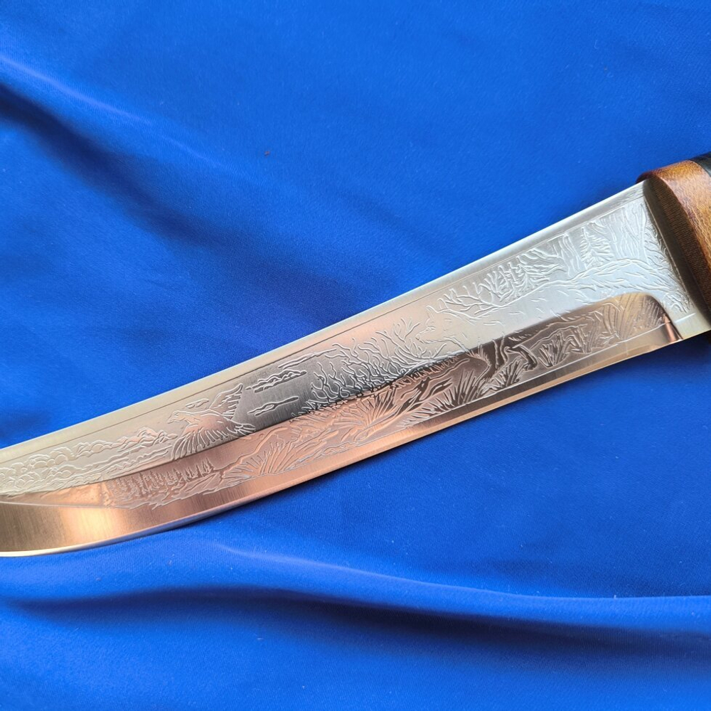 Туристический нож НС-13 (ЭИ-107) гравировка, Златоуст