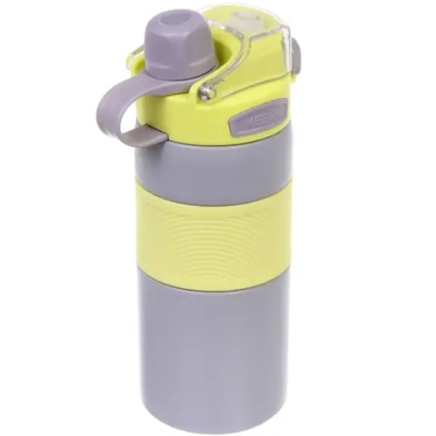 Термос 600мл «Фитнесс», цвет серый