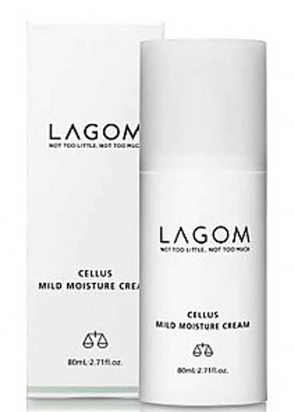 LAGOM Cellus Mild Moisture Cream мягкий увлажняющий крем 80мл