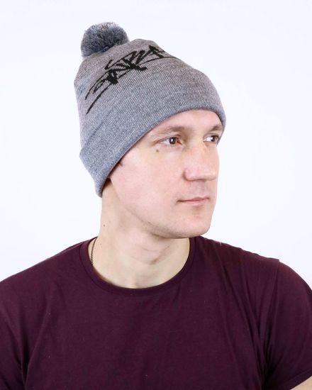 Шапка ANTEATER hatpom-tag_grey