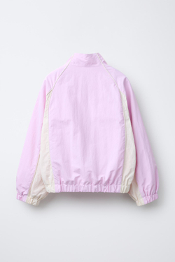 ZARA ДОЖДЕВИК С КРУЖЕВОМ, РОЗОВЫЙ