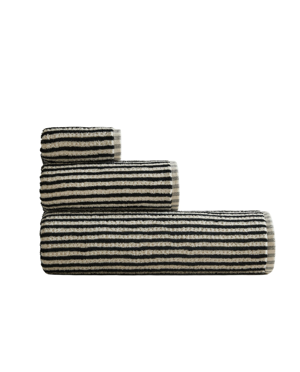 Zara Home Полотенце для лица и рук из хлопка, чёрный · 4545/013