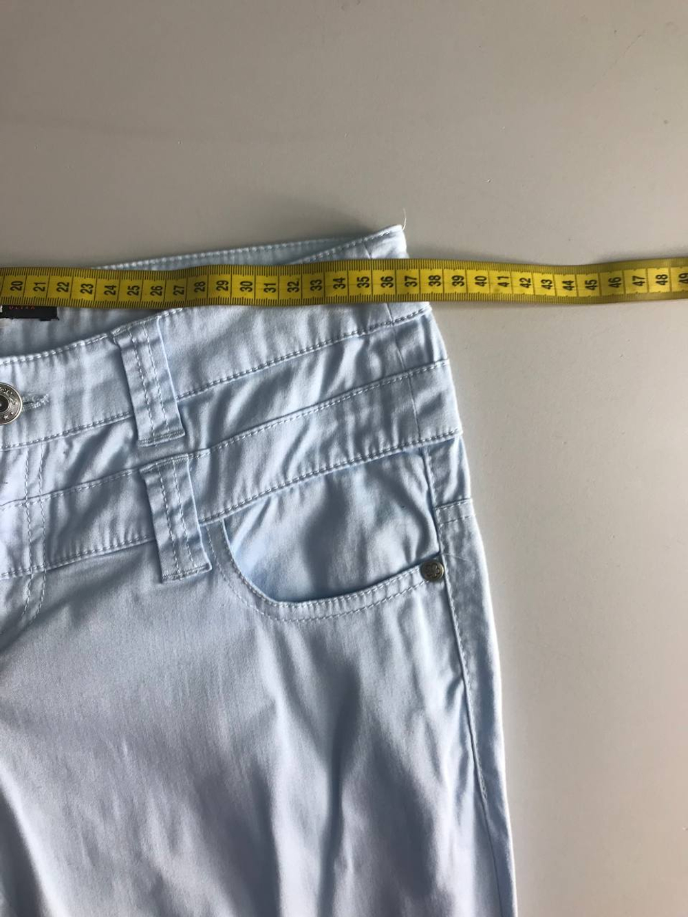 Брюки Oodji тонкие, визуально на 44 размер