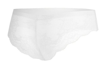 Женские трусики Tanga с кружевом (Размер: L) (Цвет: белый)