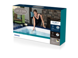 Набор для чистки SPA бассейна, 3 предмета: сачок, рукавица, щётка (Bestway 60310)