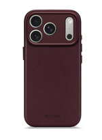 Чехол Decoded Leather Backcover для iPhone 17 Pro темно-рубиновый