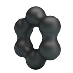 Черное эрекционное кольцо Clauzell (Цвет: черный)