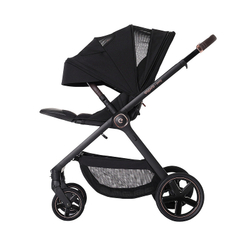 Детская коляска 3 в 1 Espiro Only 2025 и автокресло Pi Black 410 stylish black/Чёрный (Black 110)