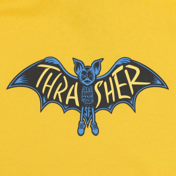 Худи Thrasher Bat Hood (gold) артикул:BGSNavD-jeIS318HtPttT0 - купить в магазине Дайс