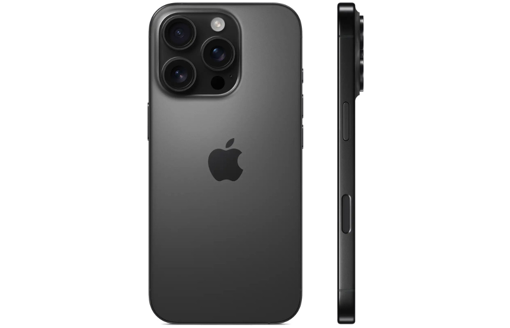 iPhone 16 Pro Max 512 ГБ. Dual: nano SIM + eSIM. Black Titanium (черный)
