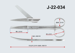 Ножницы с одним острым концом изогнутые 140мм (J-22-034)