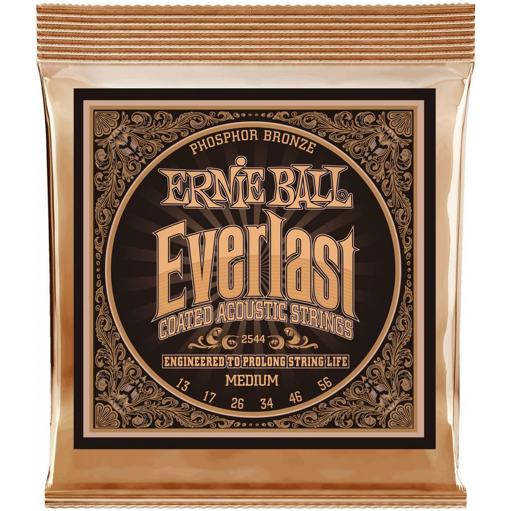 Струны для акустической гитары EVERLAST RPS 2544 Medium фосфор