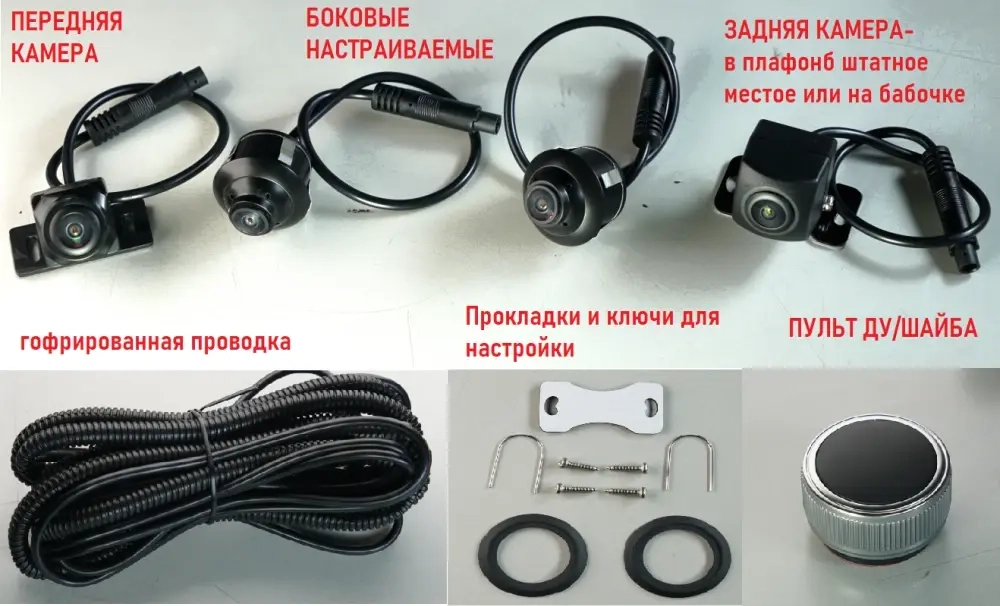 Круговой обзор 360 универсальный для магнитолы Android